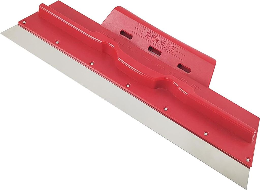Edelstahlspachtel - Großes Arbeitsfläche - Rot - 34,5 x 13 x 0,05 cm