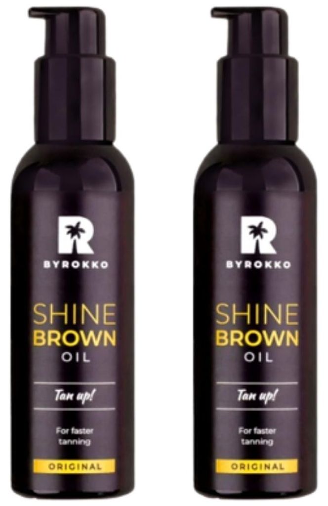 Byrokko Shine Brown Oil bruiningsolie 2 stuks Productafbeelding 