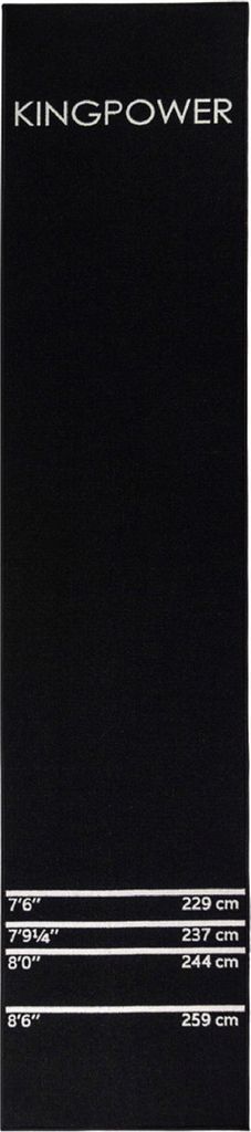 Kingpower Dartteppich mit Abwurflinie, Dart Zubehör mit Motiv, Dartmatte mit Oche, pflegeleichter Teppich rutschfest , Auswahl:Design 17 - 290 x 6...