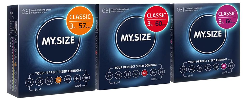 MY.SIZE Classic Premium Preservativi, confezione assaggio Immagine del prodotto 