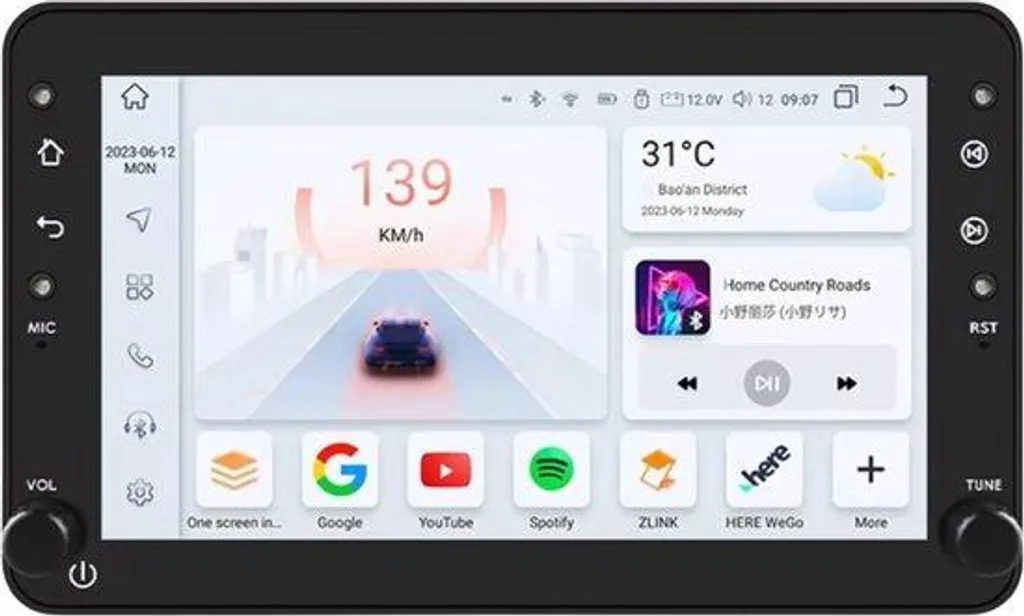 Autoradio 4 Go RAM avec Navigation pour Alfa Romeo Brera et Spider