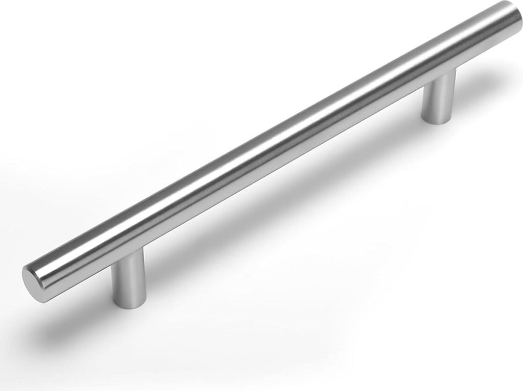 20x T Stangengriff M?belgriffe Hohle Edelstahl Kš¹chenschrank Tš¹rgriffe Bohrlochabstand 128mm Gesamtl?nge 192mm
