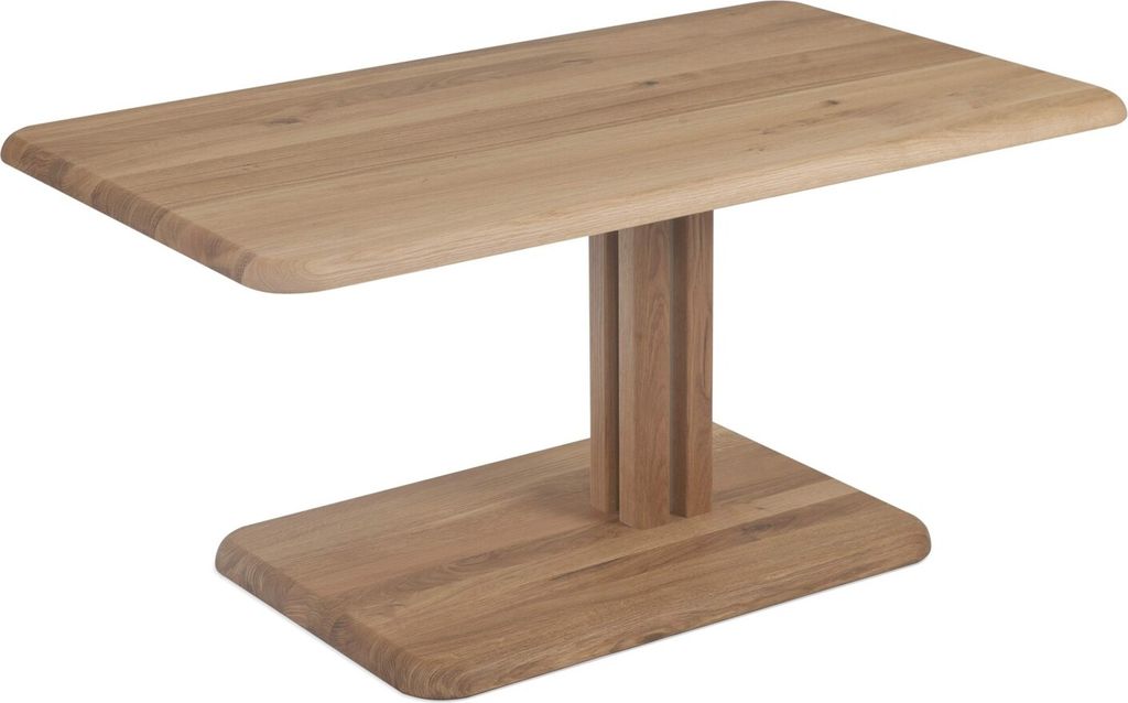 Couchtisch Wildeiche massiv Bianco lackiert