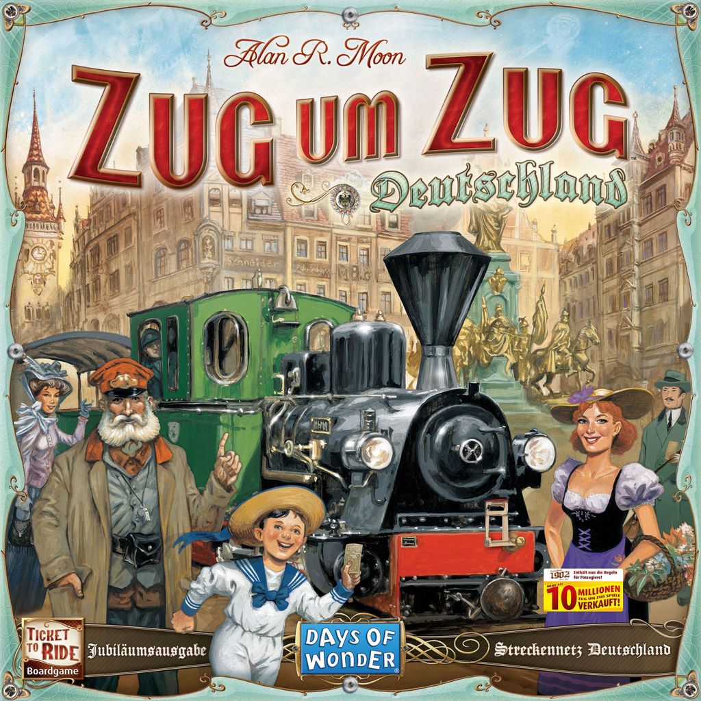 Zug um Zug: Deutschland (Neuauflage 2023, inkl. Erweiterung Produktbild 