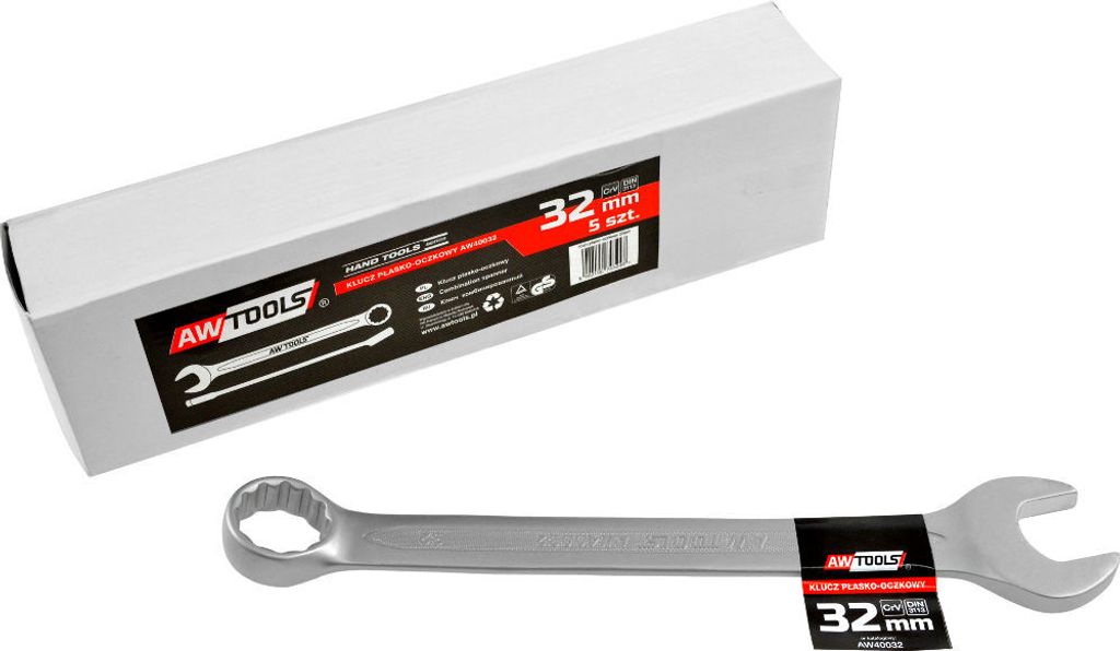 Awtools klucz płasko-oczkowy crv din3113 rozmiar: 32 (mm)