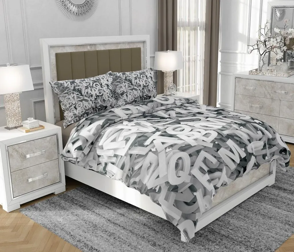 Biancheria Letto 140x200 SOVIO So.0172 Cotone Naturale Multicolore