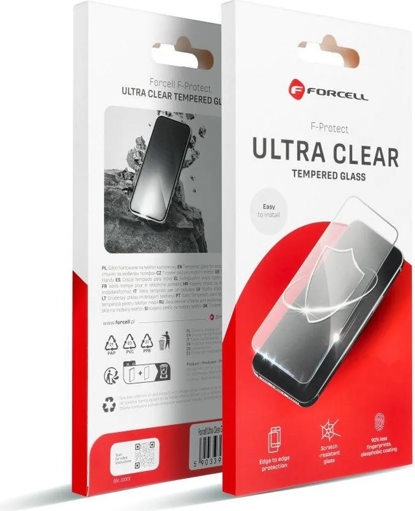 Vetro Temperato Forcell per iPhone 13 / 16e (SE 4 2025) - Ultra Resistente