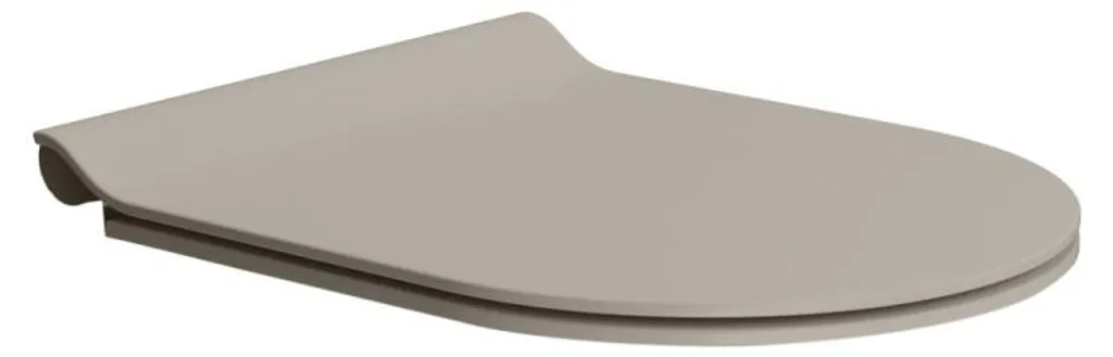 Siège WC GSI PURA SLIM pour cuvette suspendue Tortora Mat MS86CSN05