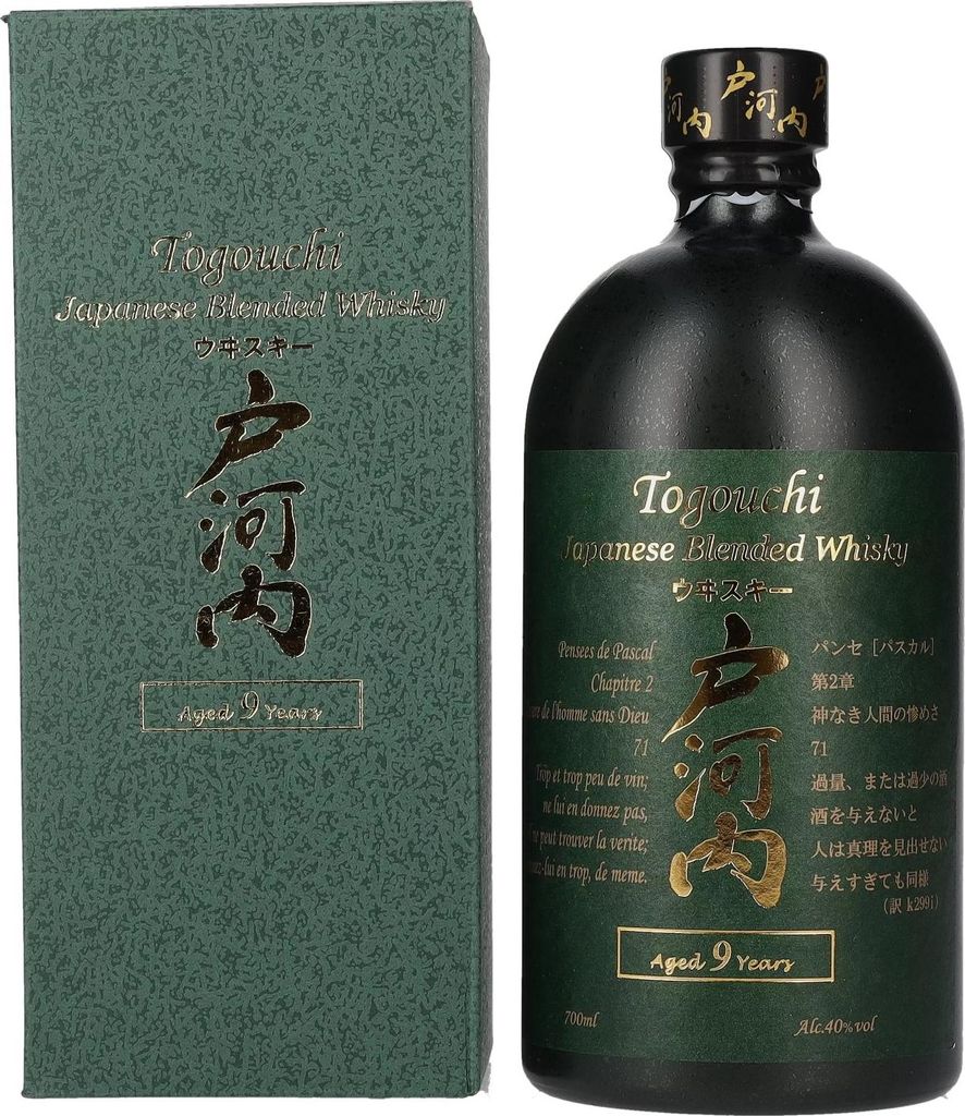 Togouchi 9 Years Old Japanese Blended Whisky 40% Vol. 0,7l in Geschenkbox