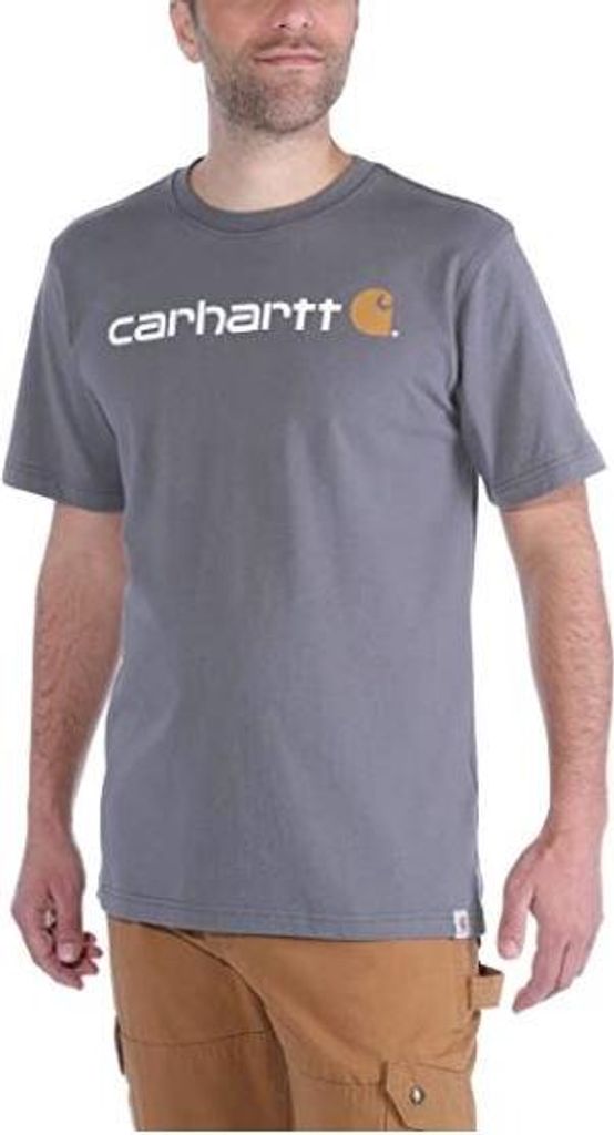 CARHARTT Core Logos/S T-Shirt Dunkelgrau T.XL - Produktbild 