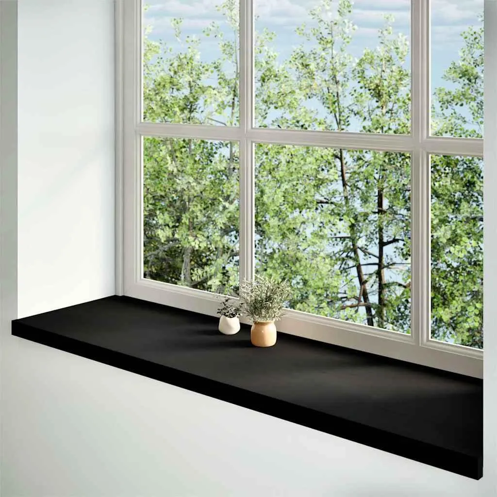 Davanzale in Legno Massello 140x40 cm vidaXL Rovere 2 Pezzi