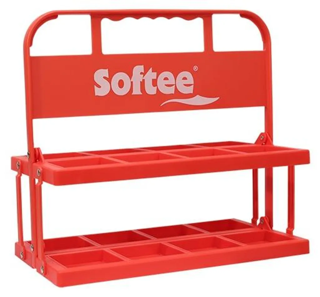 Porte-bouteilles pliable Rojo pour 8 bouteilles de 750 ml - Rangement