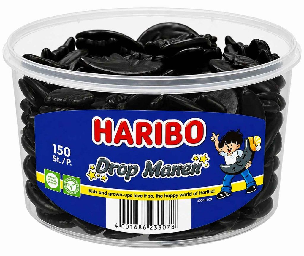 150 pezzi HARIBO Mezza Luna a Goccia Immagine del prodotto 