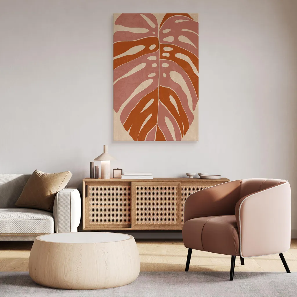 7 decorazioni da parete tropicali in legno, stile bohémien, con foglie di palma, arte da parete con foglie di giungla tropicale, stile vintage, per casa, cucina, camera da letto, giardino (legno