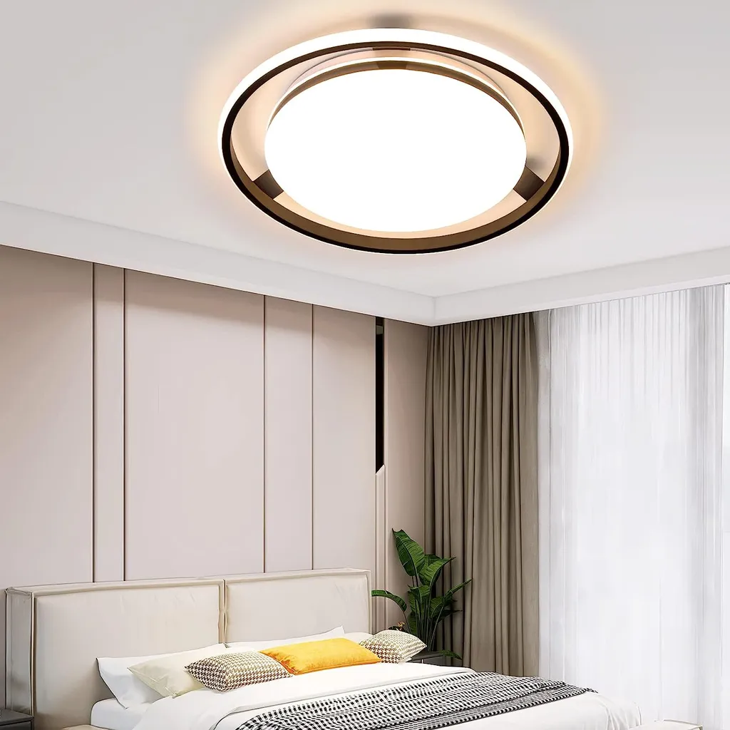 Plafonnier LED Noir 42W Dimmable avec Variation de Couleur 3000K à 6500K - 2