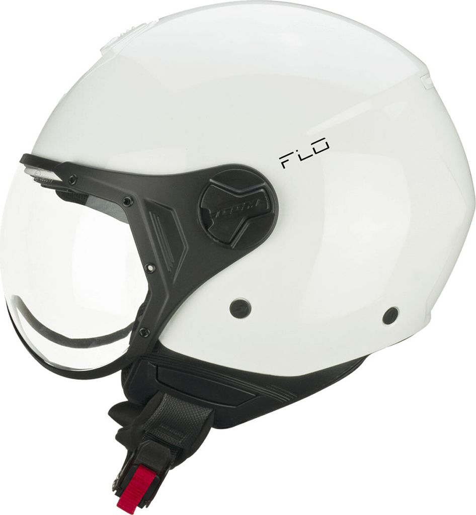 Jet Helm CGM 167A FLO MONO Weiß Geformtes Visier größe S