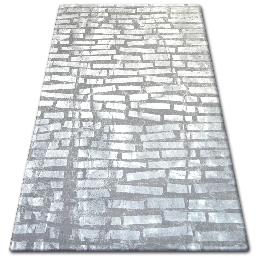 Tapis acrylique PATARA 0244 Crème et Sable gris en taille 80x150 cm