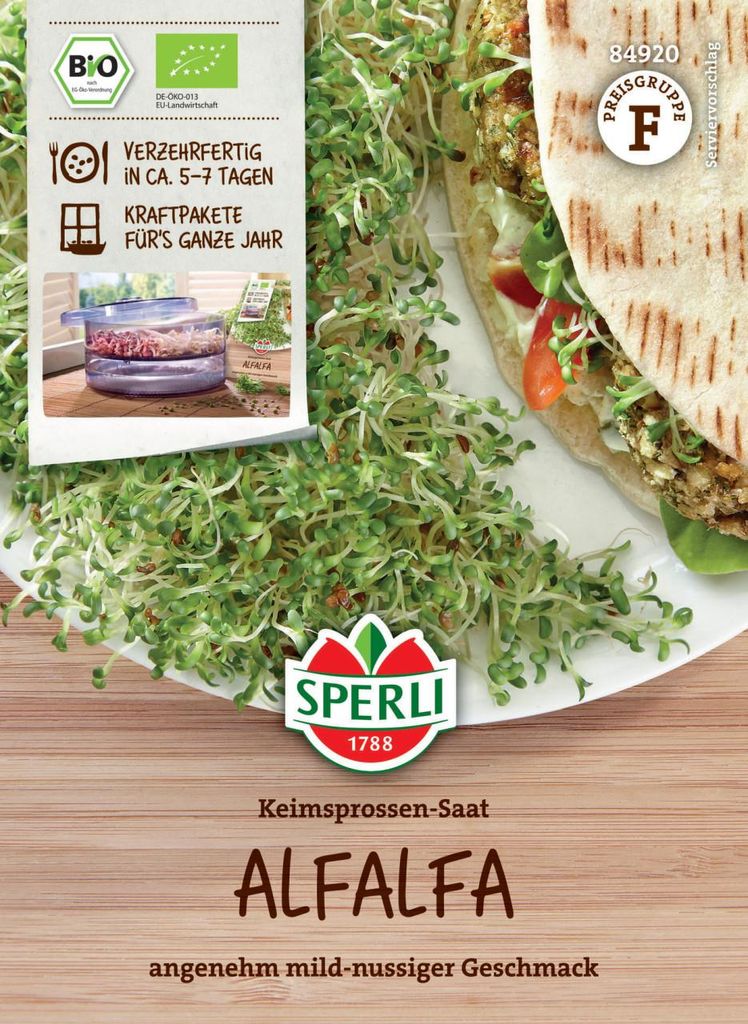 Sperli Keimsprossen-Saat Alfalfa