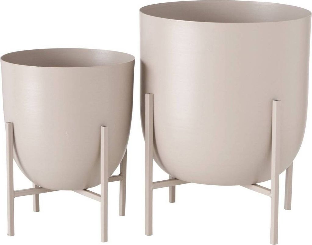 Blumentopf aus Metall KILANA, 2er-Set