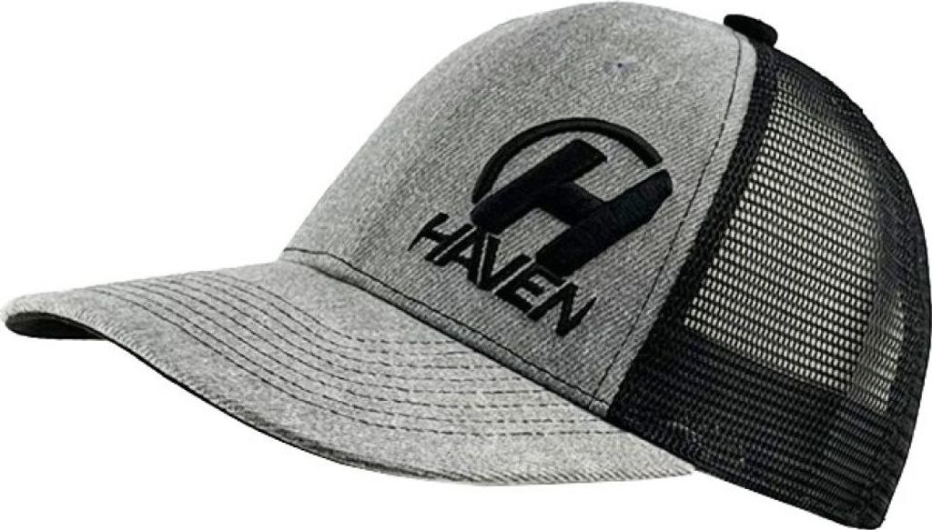 HAVEN Fahrradmütze - TRUCKER - Grau/Schwarz S-M