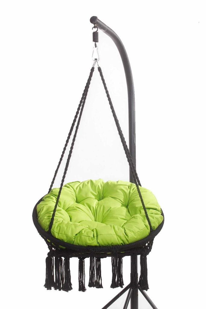 Gartenkissen für hängesessel Hängekorb kissen Runde 90x90 cm | kissen kissen polyrattan hängesessel outdoor Hängesessel kissen hellGrün