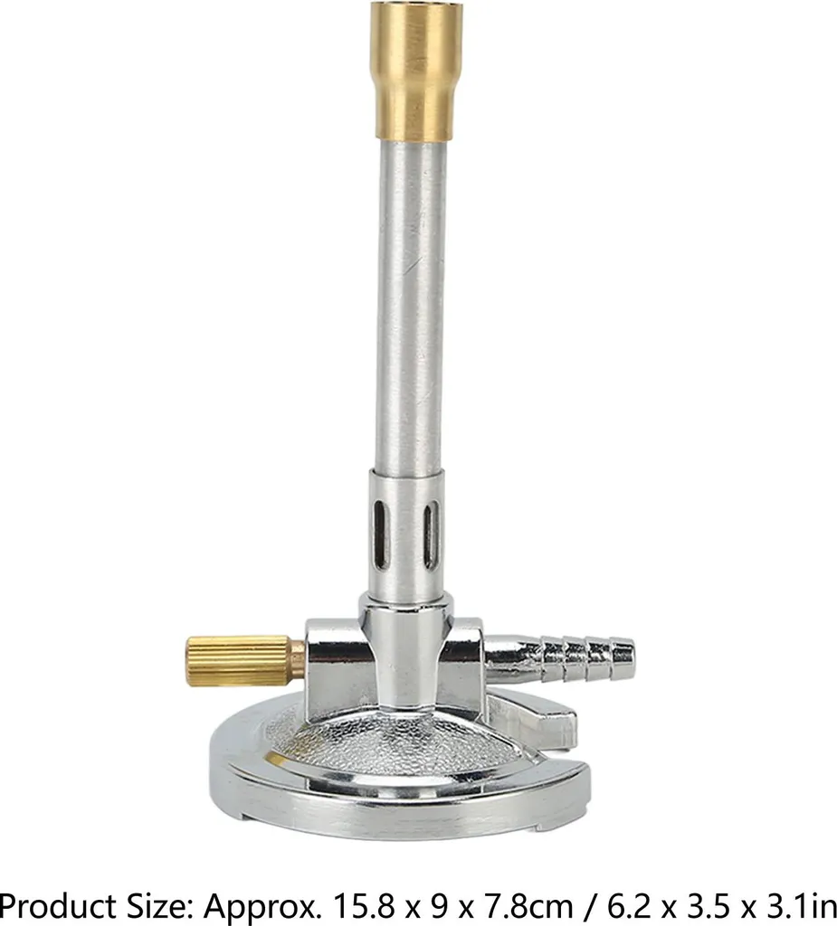 Bunsen Lab per Gas e Propano: Bruciatore Professionale Regolabile - 5
