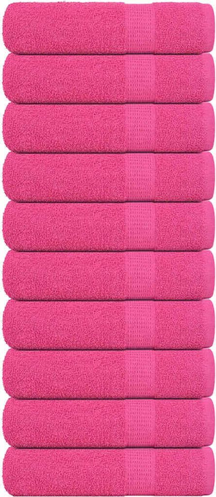 Handtücher FROGN 10 Stk. Rosa 50x100 cm 360 g/m²