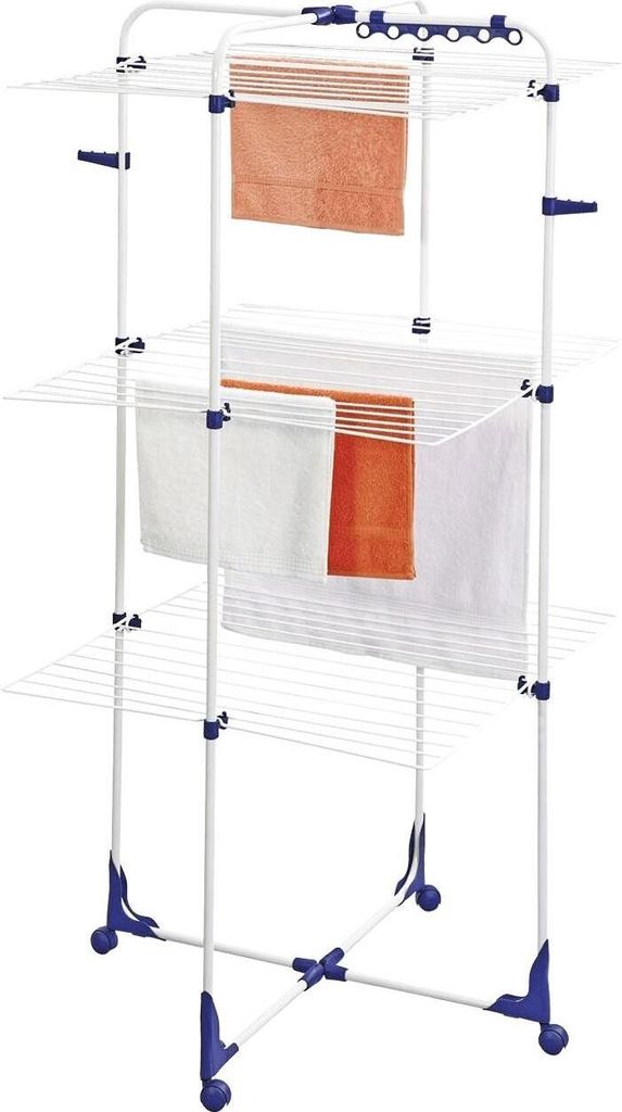 Leifheit 81455 Wäscheständer & -leine Blau, Weiß Produktbild 8