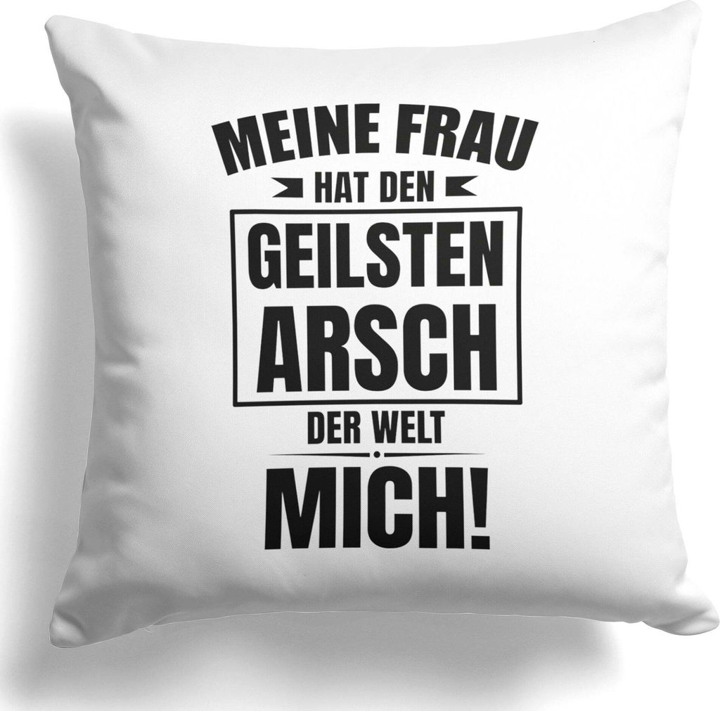 22Feels Ehemann Geschenk Hochzeitstag Männer Deko Kissen Paar Dekoration Geburtstag Valentinstag für Ihn Liebe Weihnachten Wohnaccessoire Wohnzim...