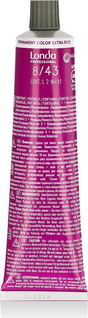 Londa Londacolor 8/43 Hellblond kupfer-gold 60ml