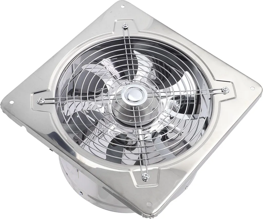 Extracteur d'air mural professionnel en inox 120W pour grande cuisine
