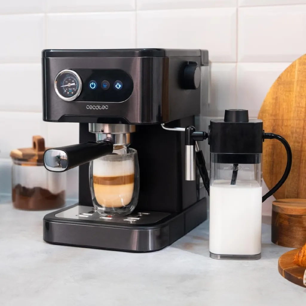 Cecotec Power Espresso 20 Pro Latte - Machine expresso 20 bars 1,5L
