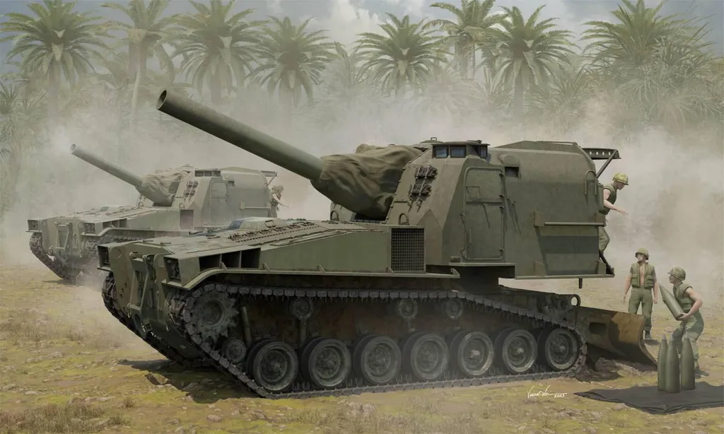 I LOVE KIT 63548 M55 203mm Self-Propelled Howitzer Maquette 1:35