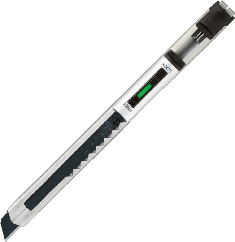 KDS S-11B Slim Nero Argento 9 mm coltello a segmenti (3x lama nera)