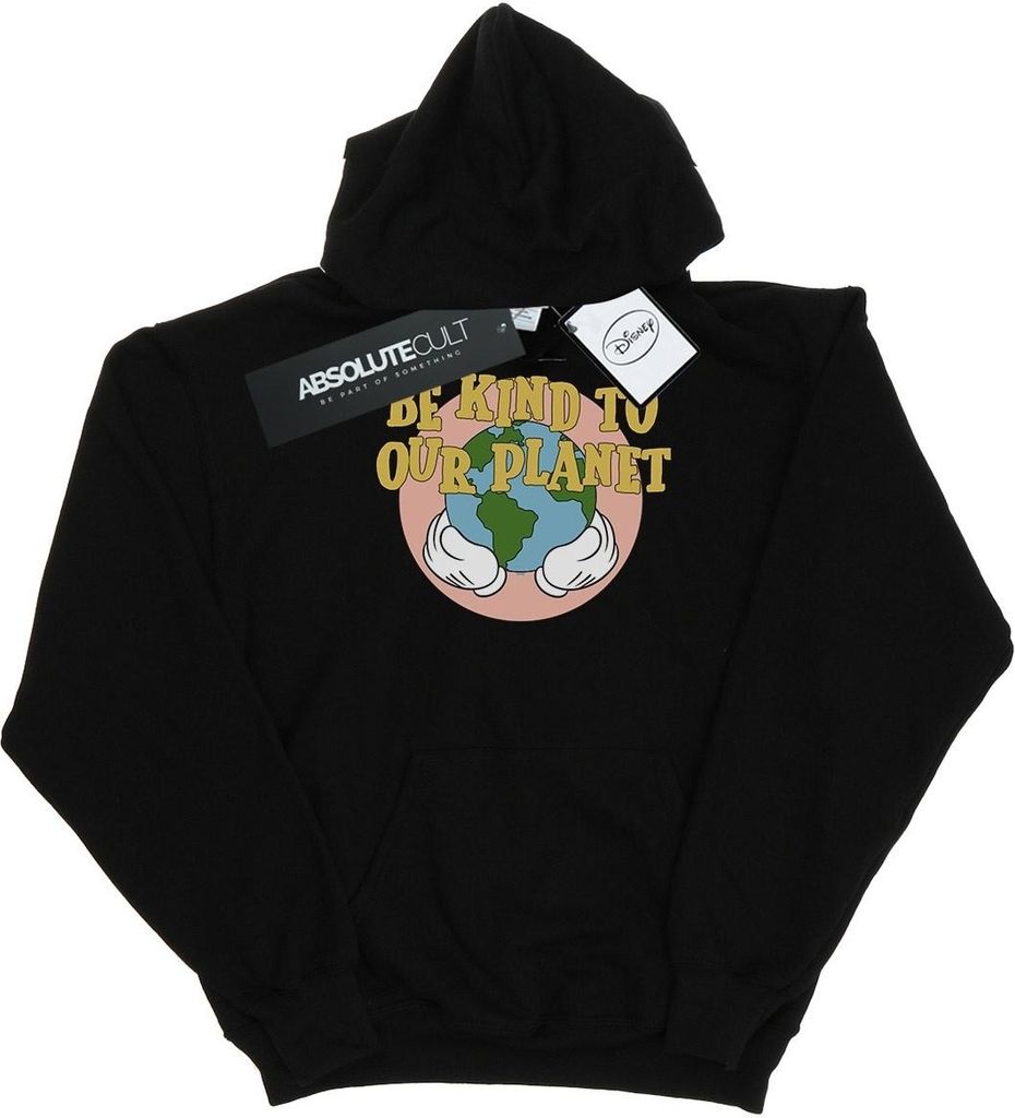 Disney - "Be Kind To Our Planet" Kapuzenpullover für Jungen BI9929 (152-158) (Schwarz)