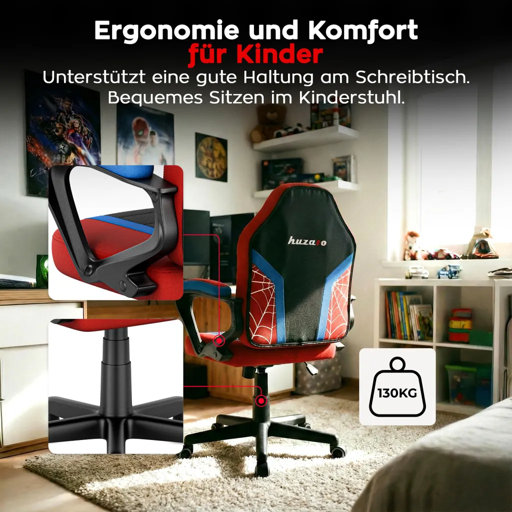 Sedia Ergonomica Bambini Huzaro Ranger 1.0 | Ufficio e Gaming Spider - 3