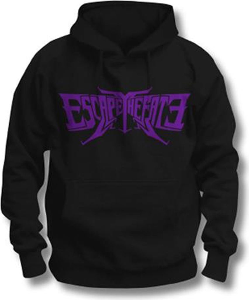 Escape The Fate Logo Pullover Hoodie Black: Medium