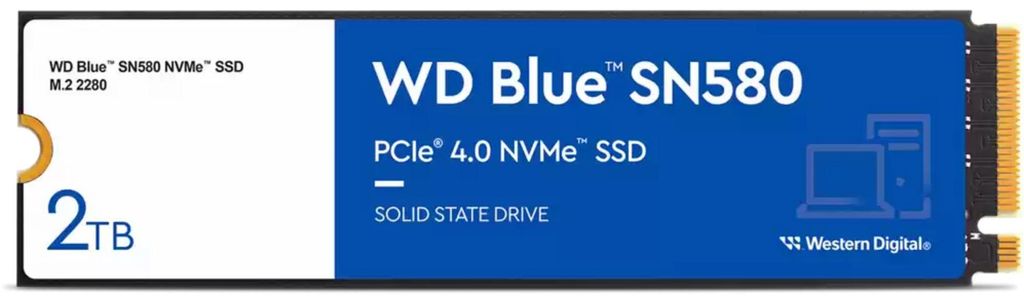 Western Digital Blue SN580 M.2 2 TB PCI Express 4.0 TLC Produktbild 