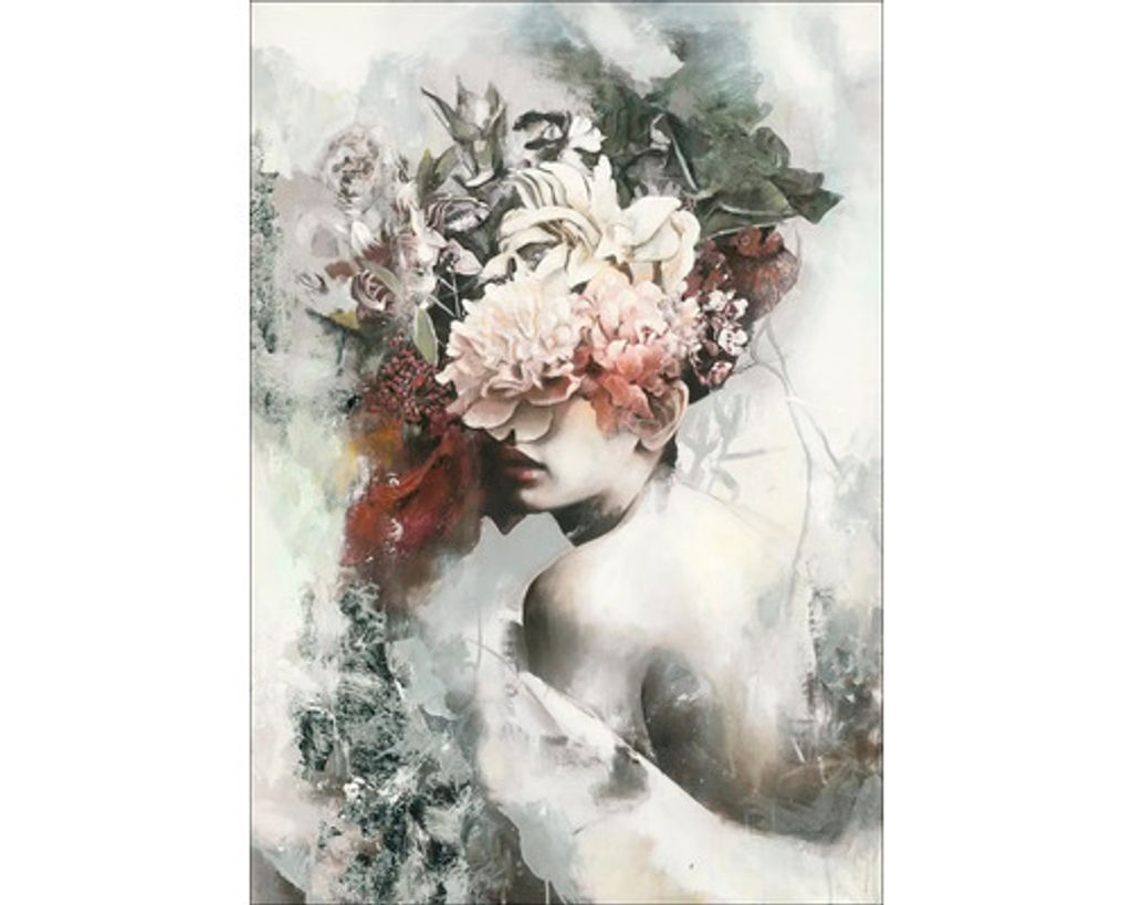 Leinwandbild Original Flower Face IV 70x100 cm Produktbild 