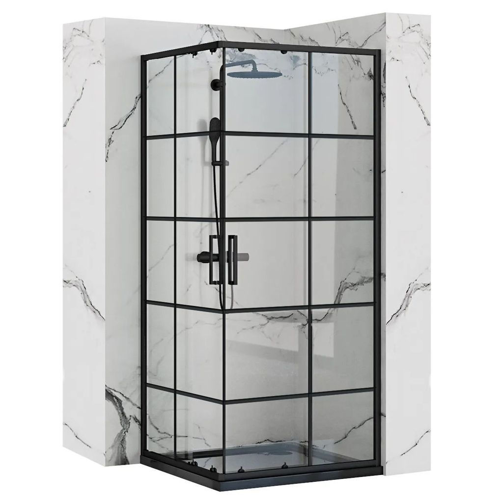 Sprchový Kút CONCEPT Black 90x90 Obrázok produktu 