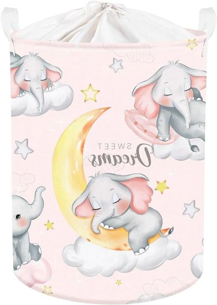 Boîte de rangement étanche enfant 36x45 cm - Panier à jouets en coton