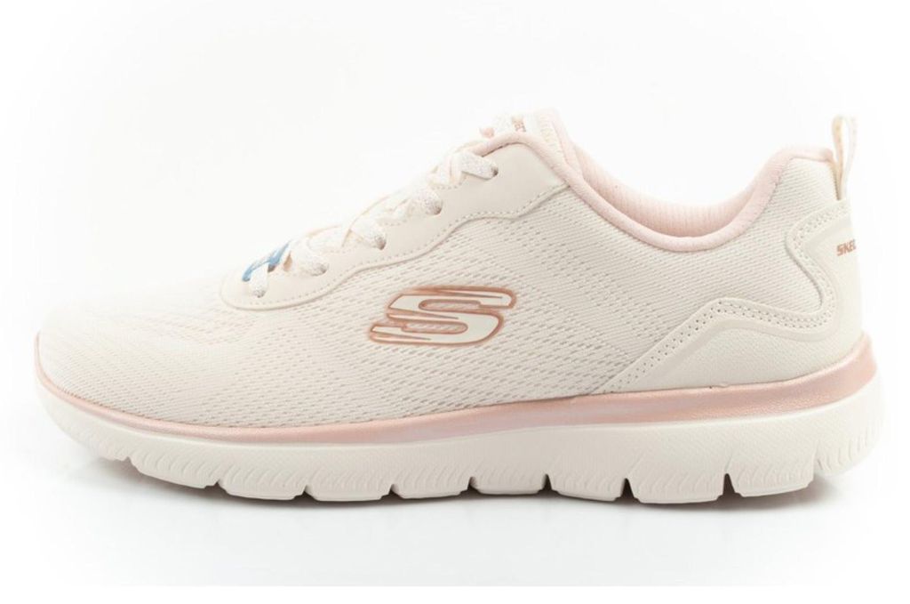 Skechers WIP 150291-NAT in Natural Mesh/Duraleather/Peach Trim color size 40