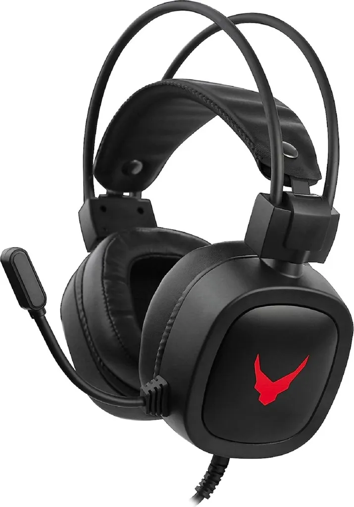 Casque Gaming USB Varr avec Micro Intégré et Rétroéclairage LED Rouge