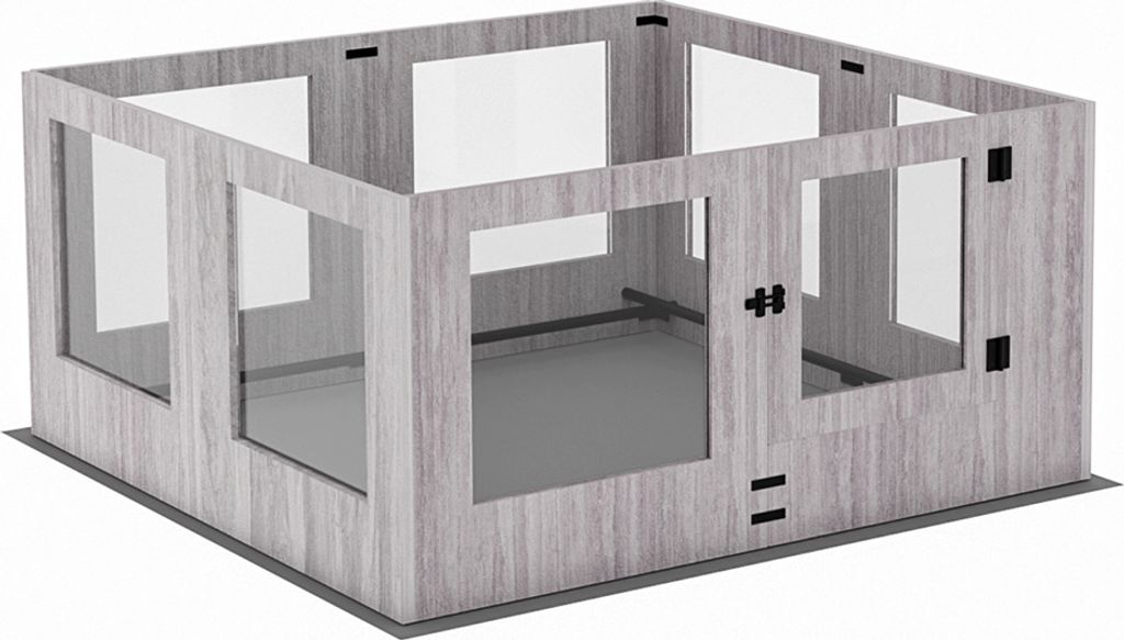 WISFOR Výběh pro štěňata moderní, 8dílný DIY výběh pro Obrázek produktu 8