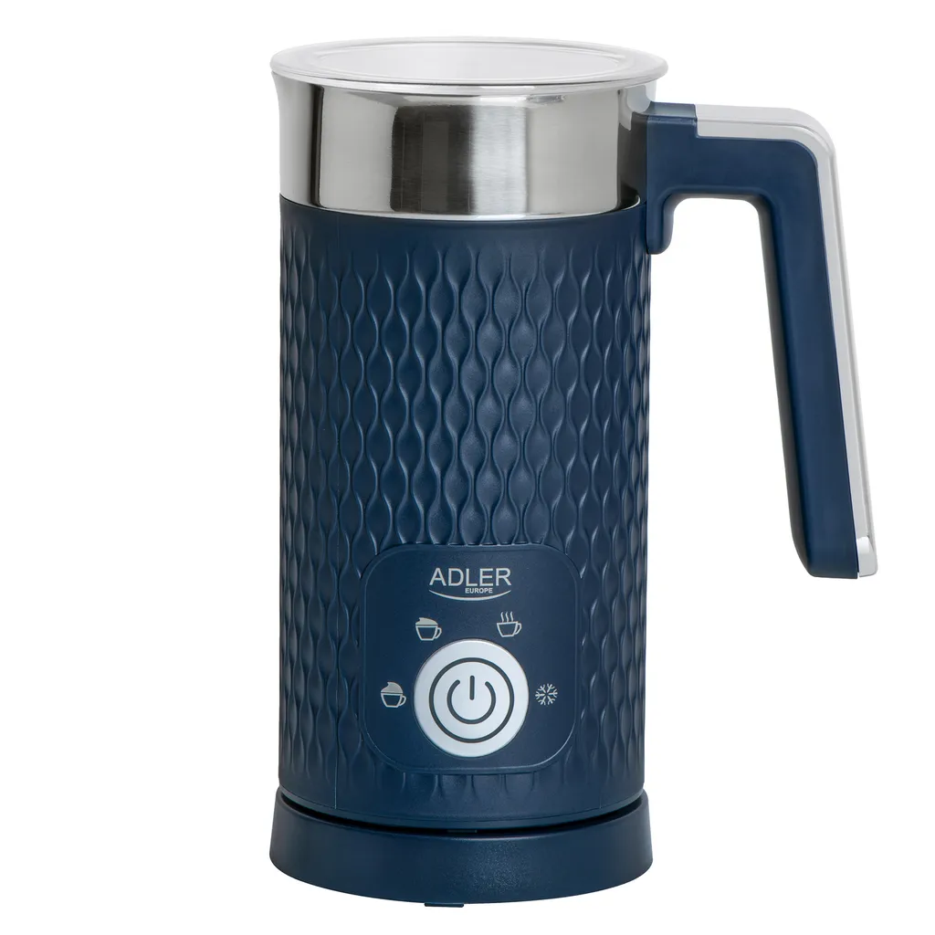 Mousseur et chauffe-lait automatique Adler AD 4494d bleu marine élégant