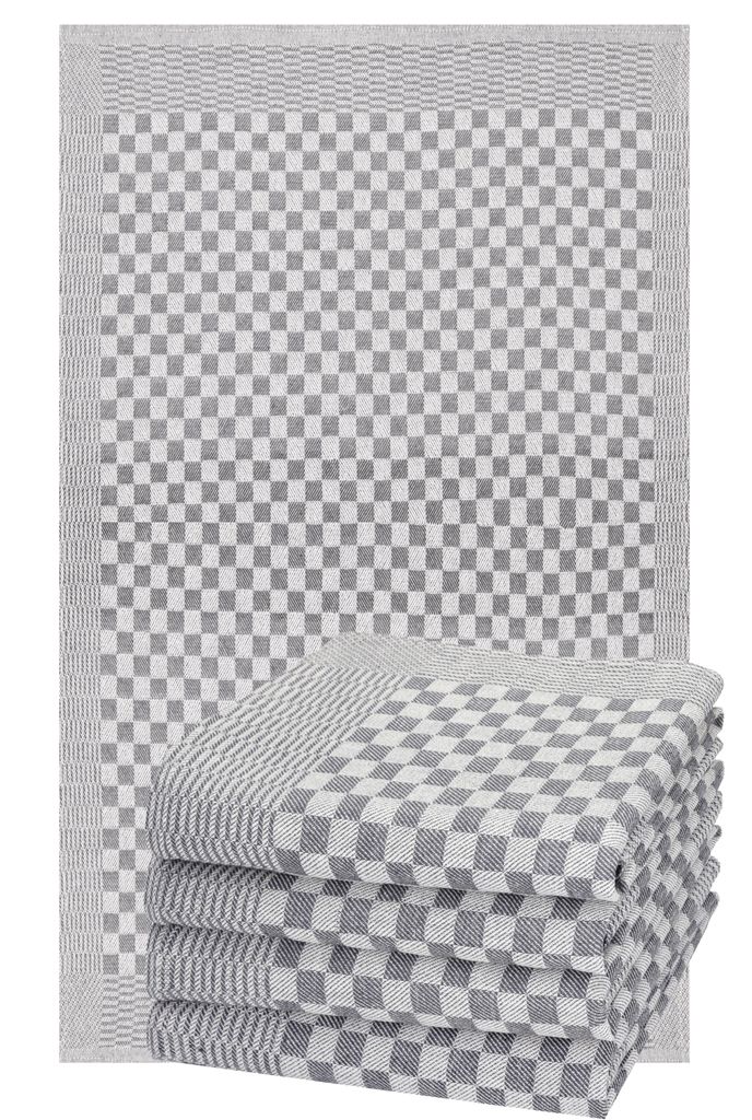 Betz 5er Set 50x100cm Küchentuch Baumwolle Meinor Grubentuch strapazierfähig saugstark trocknergeeignet - Gastronomiequalität -Geschirrtücher s...