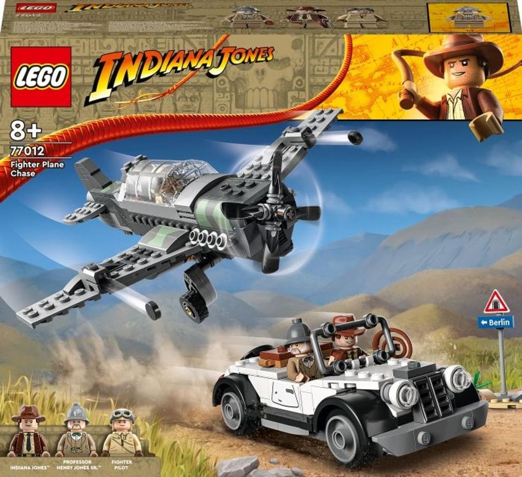 LEGO 77012 Indiana Jones Fuyant le chasseur Set d'action Image du produit 