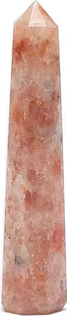 Obélisque en Pierre de Soleil Naturelle - Cristal Poli de 7,5 à 10 cm