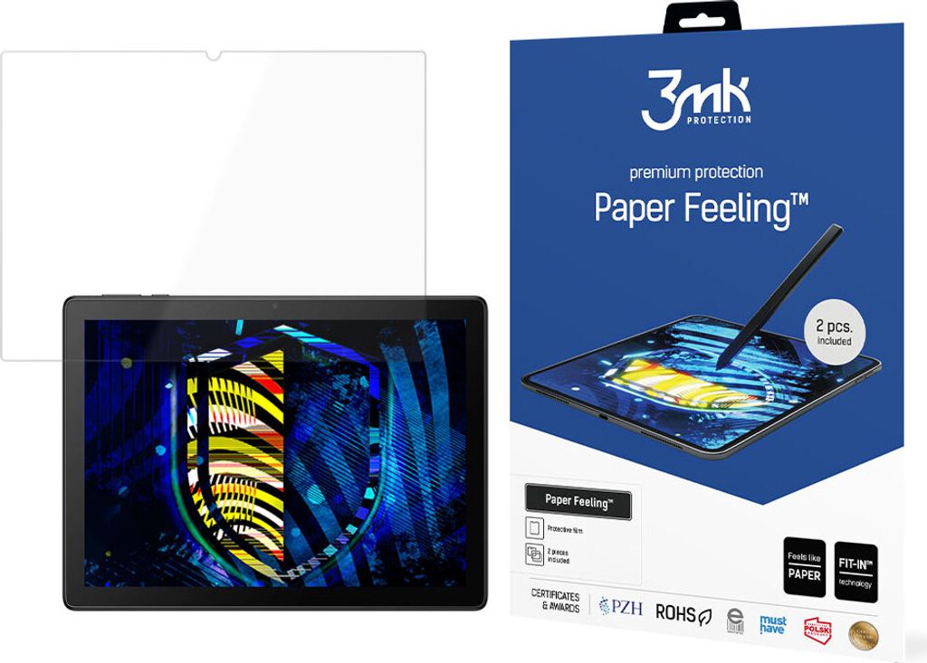 3mk Display Schutzfolie Paper Feeling für Alcatel 1T10 2020 transparent