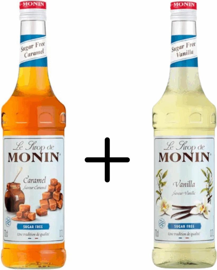 Moninsirup Karamell zuckerfrei + Vanille zuckerfrei